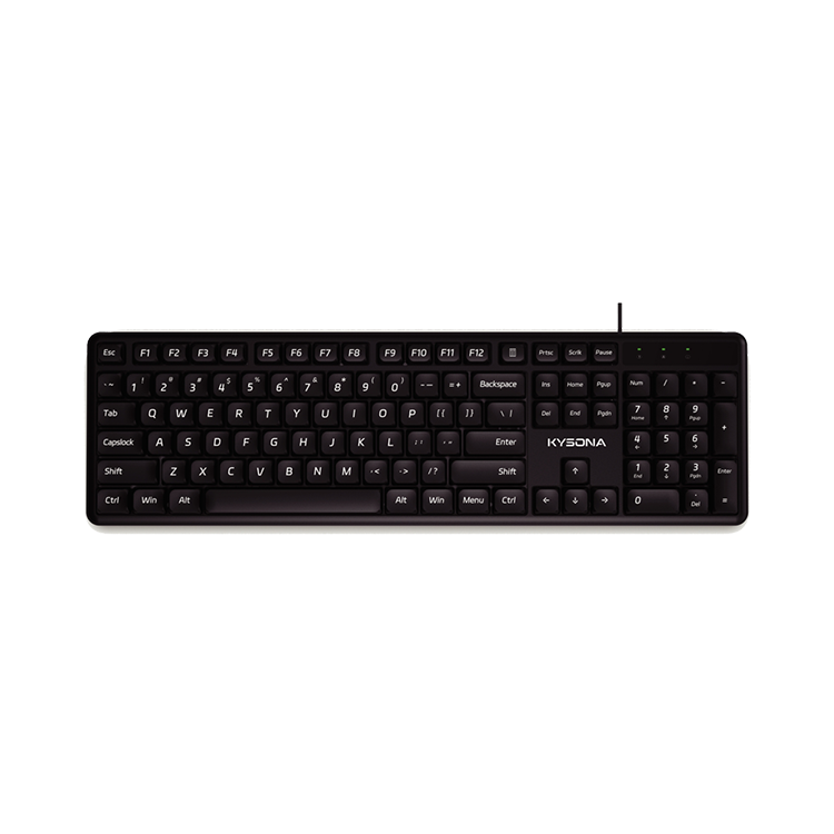 K318 Wired Silent Membrane Keyboard